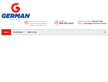 Tablet Screenshot of germanauto.com.do